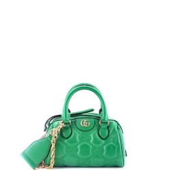 Ophidia Convertible Boston Top Handle Bag GG Matelasse Leather Mini