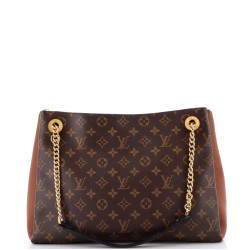 Surene Handbag Monogram Canvas with Leather MM