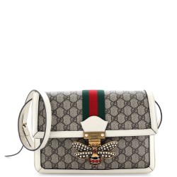 Queen Margaret Shoulder Bag GG Coated Canvas Medium