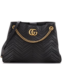 GG Marmont Chain Shoulder Bag Matelasse Leather