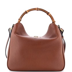 Diana NM Bamboo Shoulder Bag Leather Medium