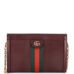 Ophidia Chain Shoulder Bag Leather Small