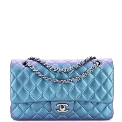 Classic Double Flap Bag Quilted Iridescent Lambskin Medium