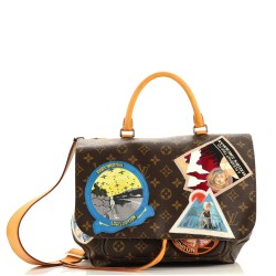Cindy Sherman Camera Messenger Bag Patch Embellished Monogram Canvas