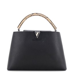 Capucines Bag Leather with Python MM