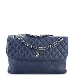 In The Business Flap Bag Quilted Calfskin Maxi