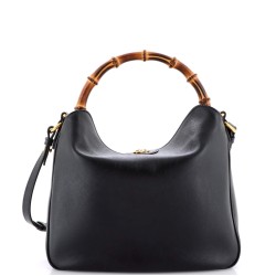 Diana NM Bamboo Shoulder Bag Leather Medium