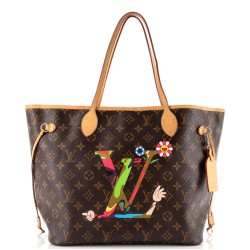 Neverfull Tote Limited Edition Monogram Murakami MOCA Hands MM