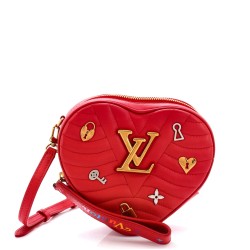 New Wave Heart Crossbody Bag Limited Edition Love Lock Quilted Leather
