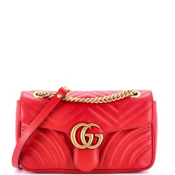 GG Marmont Flap Bag Matelasse Leather Medium