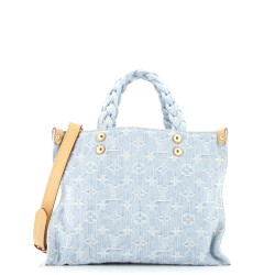 Let Go Tote Monogram Denim PM