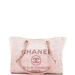 Deauville Tote Raffia with Glitter Detail Small