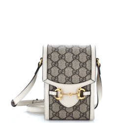 Horsebit 1955 Crossbody Bag GG Coated Canvas with Leather Mini