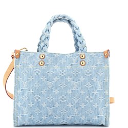 Let Go Tote Monogram Denim PM