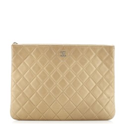 O Case Clutch Quilted Lambskin Medium