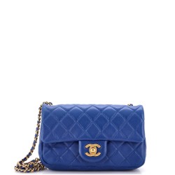 Pearl Crush Flap Bag Quilted Lambskin Mini