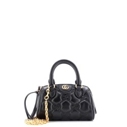 Ophidia Convertible Boston Top Handle Bag GG Matelasse Leather Mini