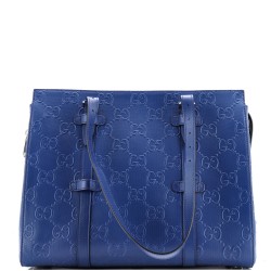 Tote Bag GG Embossed Perforated Leather Medium