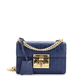 Padlock Shoulder Bag Guccissima Leather Small