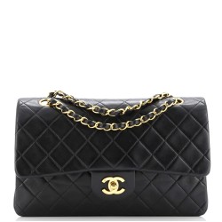 Vintage Classic Double Flap Bag Quilted Lambskin Medium