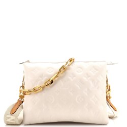 Coussin Bag Monogram Embossed Lambskin PM