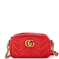 GG Marmont Shoulder Bag Matelasse Leather Small