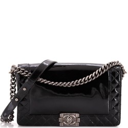Reverso Boy Flap Bag Patent New Medium