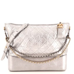 Gabrielle Hobo Quilted Aged Calfskin Large