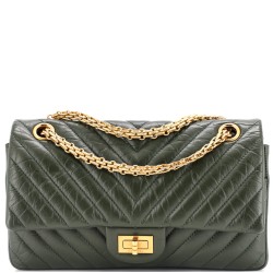 Reissue 2.55 Flap Bag Chevron Aged Calfskin 225