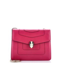 Serpenti Forever Square Shoulder Bag Leather Medium