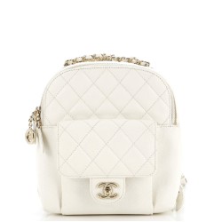 CC Day Backpack Quilted Caviar Mini