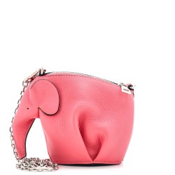 Elephant Crossbody Bag Leather Mini