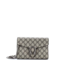 Dionysus Chain Wallet GG Coated Canvas Small