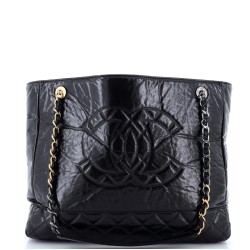 Paris-31 Rue Cambon Timeless CC Shopping Tote Quilted Shiny Aged Calfskin Large