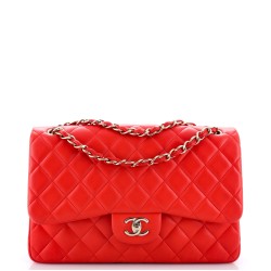 Classic Double Flap Bag Quilted Lambskin Jumbo