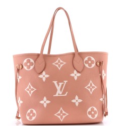 Neverfull NM Tote Bicolor Monogram Empreinte Giant MM