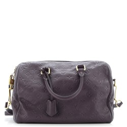 Speedy Bandouliere Bag Monogram Empreinte Leather 30
