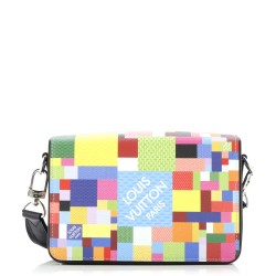 Studio Messenger Bag Limited Edition Multicolor Damier Graphite 3D
