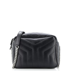 LouLou Bowling Bag Matelasse Chevron Leather Small