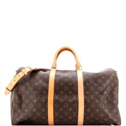 Keepall Bandouliere Bag Monogram Canvas 50