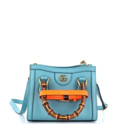 Diana NM Bamboo Handle Tote Leather Mini
