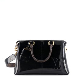 Miroir Handbag Vernis with Monogram Canvas