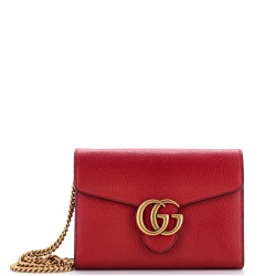 GG Marmont Chain Wallet Leather Mini