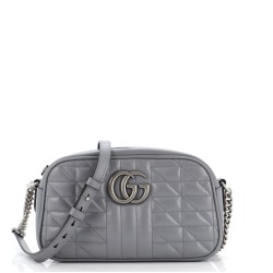 GG Marmont Shoulder Bag Mixed Matelasse Leather Small