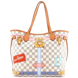 Neverfull NM Tote Limited Edition Damier Summer Trunks MM