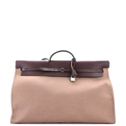 Herbag Zip Leather and Toile 50