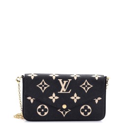 Felicie Pochette Bicolor Monogram Empreinte Giant