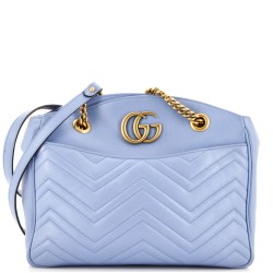 GG Marmont Chain Tote Matelasse Leather Medium