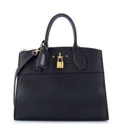 City Steamer Handbag Leather MM