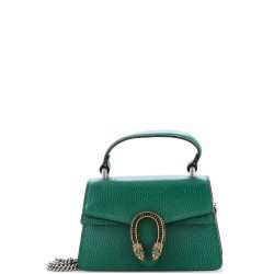 Dionysus Top Handle Bag Leather with Crystals Mini